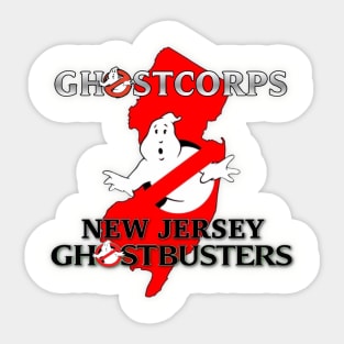 Ghost corps New Jersey ghostbusters Sticker